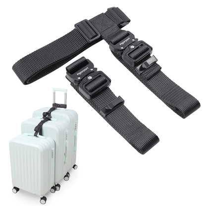Vigorport Luggage Connector Straps for Suitcase, Add A Bag Suitcase Belt