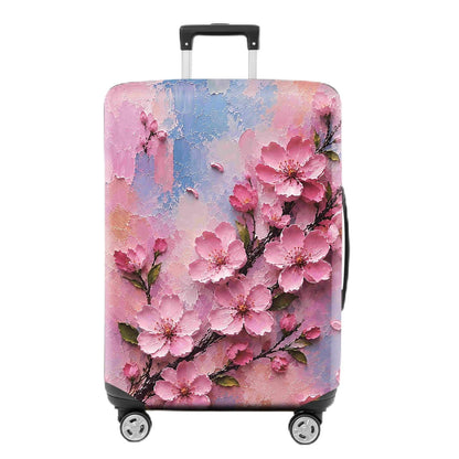 Colorful Geometric Luggage Cover, Abstract Suitcase Protector