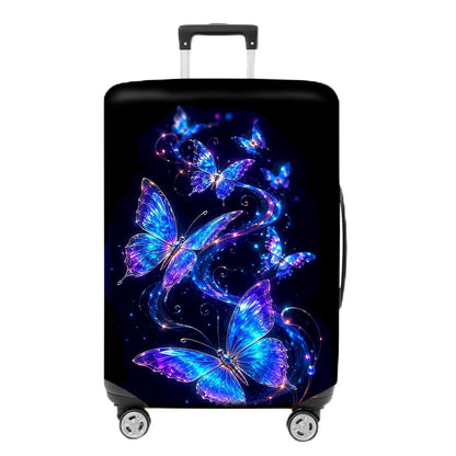 Colorful Geometric Luggage Cover, Abstract Suitcase Protector