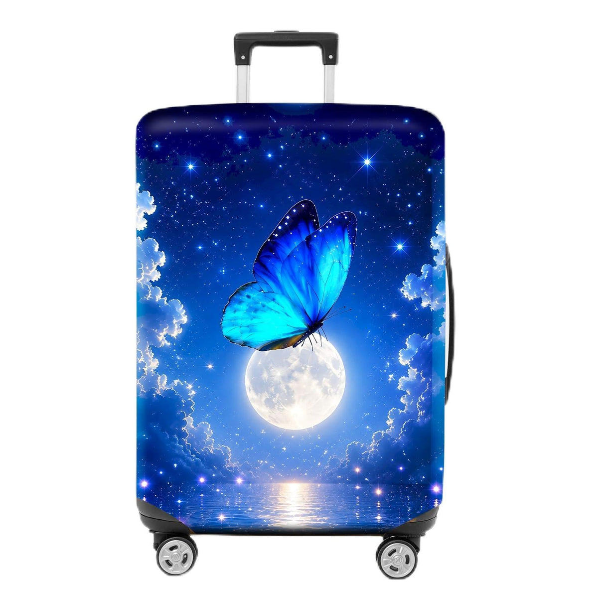 Colorful Geometric Luggage Cover, Abstract Suitcase Protector