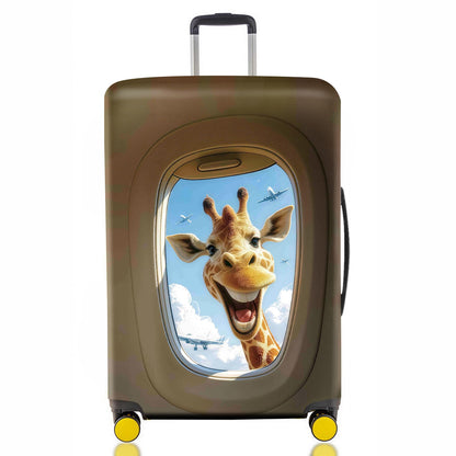 Colorful Geometric Luggage Cover, Abstract Suitcase Protector