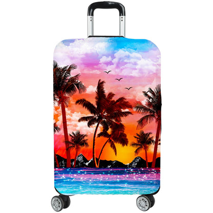 Luggage Covers for Suitcase Elastic Suitcase Covers Luggage Protector Anti-scratch Fits 28-30 Inch Pink