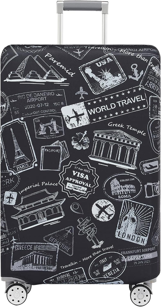 Travelkin Luggage Covers For Suitcase Tsa Approved Suitcase Cover Protector