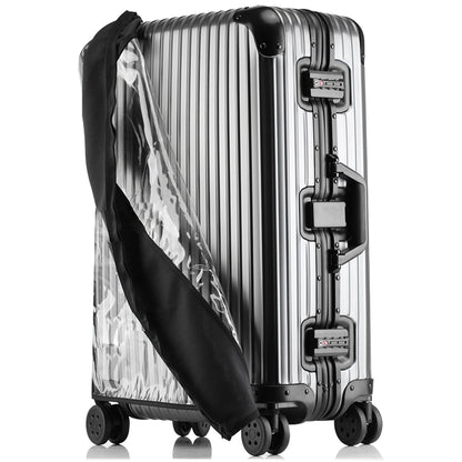Transparent PVC Suitcase Cover, No Disassembly Required Clear Luggage Protector Suitcase Cover