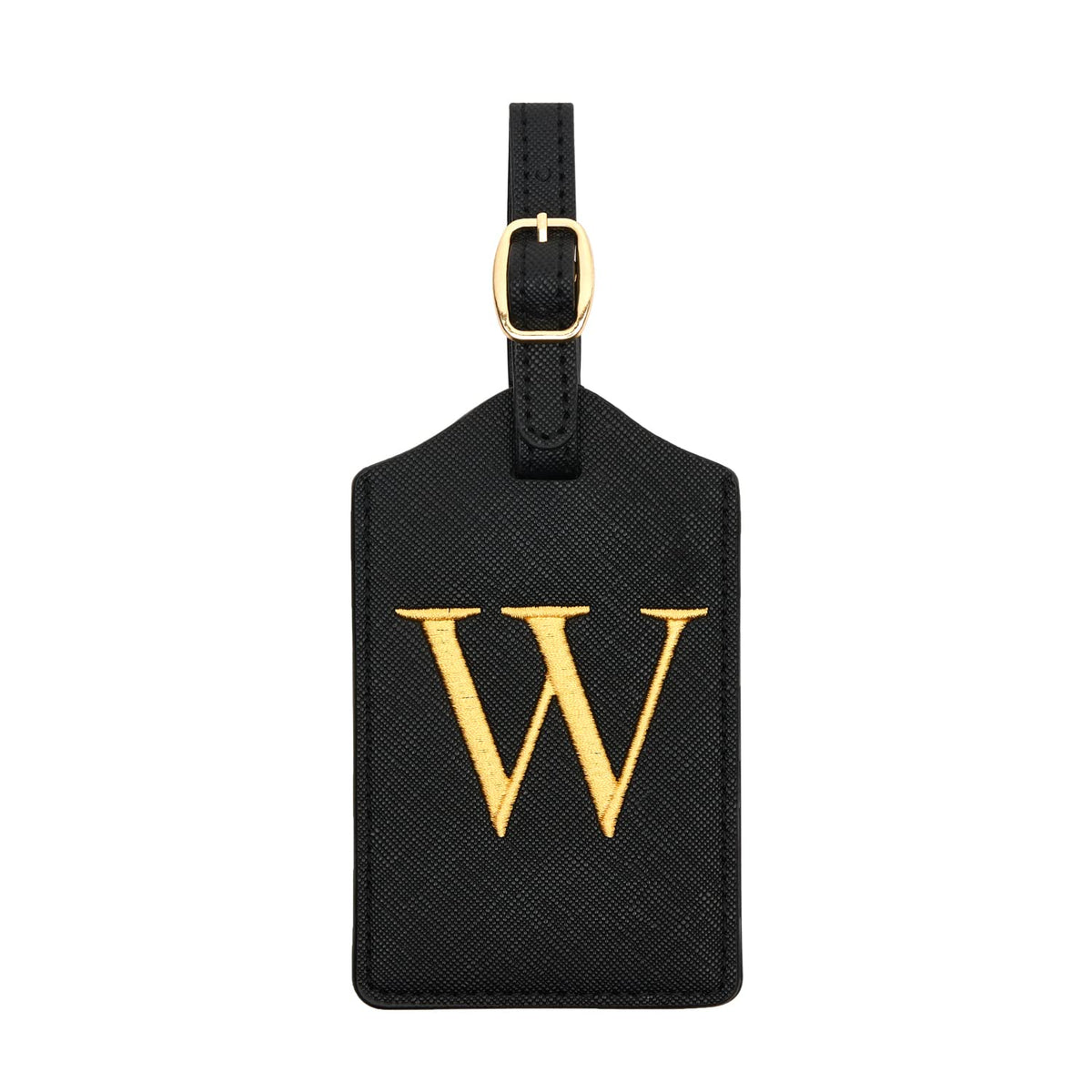 Luggage Tag PU Leather for Suitcase Baggage Handbag Travel Bag Label Suitcase Tag Label Tag w. Name Card & Privacy Cover (B)