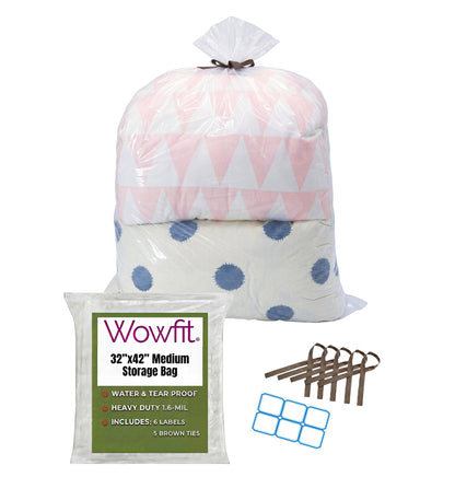 Wowfit Extra Large Storage Bags for Car Seat & Luggage, 40x60, 5 CT, 2 Mil