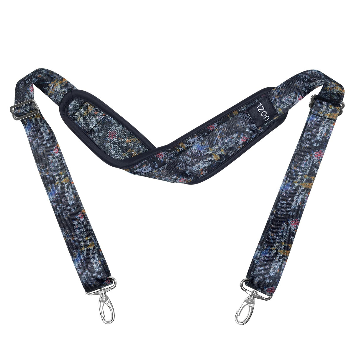 59 Inch Shoulder Straps, Soft with Ultra-Thick Fixed Shoulder Pad, Two Way Independently Adjustable Buckle Replacement Straps for Laptop Bag Messenger Bag Tool Bag Luggage,Black