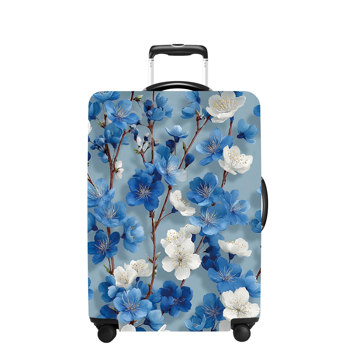Pink Butterfly Luggage Cover Washable Suitcase Protector Anti-scratch Suitcase cover Fits 32-34 Inch Luggage XL