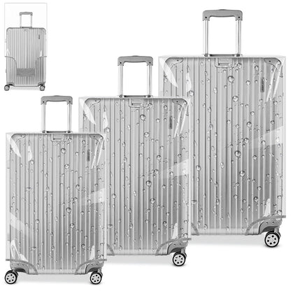 Yotako Clear PVC Suitcase Cover Protectors 30 Inch Luggage Cover Protectors for Wheeled Suitcase 30''