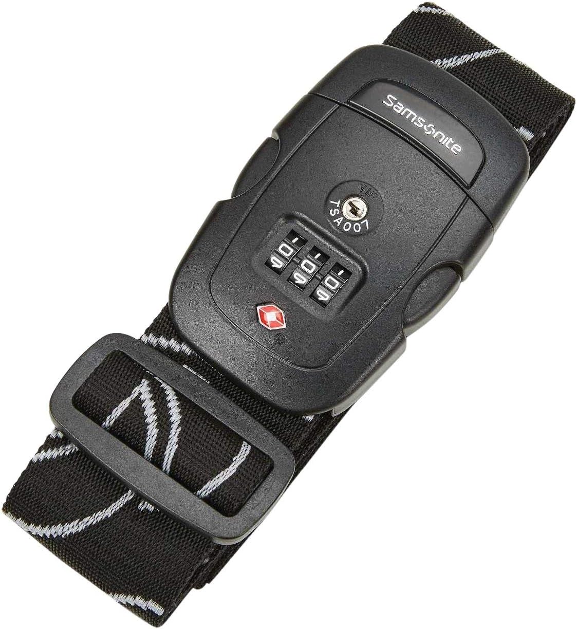 Samsonite Luggage Strap, Black, No Lock