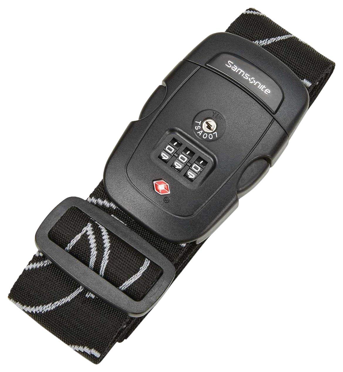 Samsonite Luggage Strap, Black, No Lock