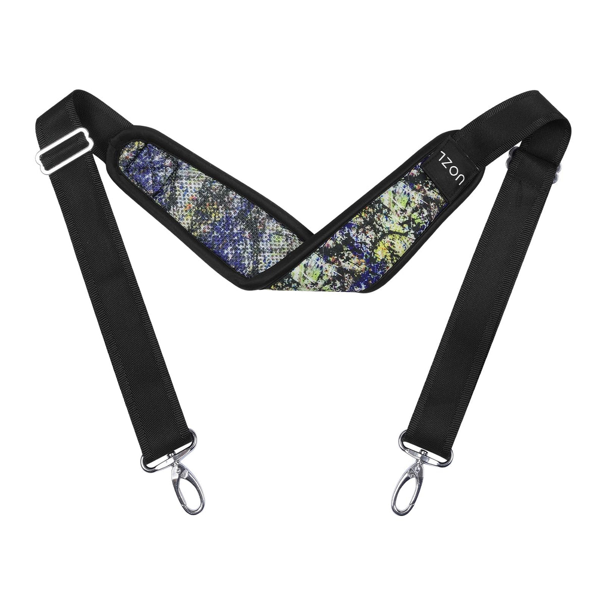 59 Inch Shoulder Straps, Soft with Ultra-Thick Fixed Shoulder Pad, Two Way Independently Adjustable Buckle Replacement Straps for Laptop Bag Messenger Bag Tool Bag Luggage,Black