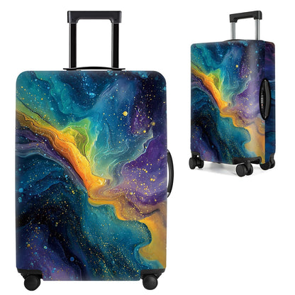 Cute Panda Luggage Cover – Bamboo Climbing Panda Suitcase Protector, Stretchable & Waterproof Travel Luggage Sleeve,M