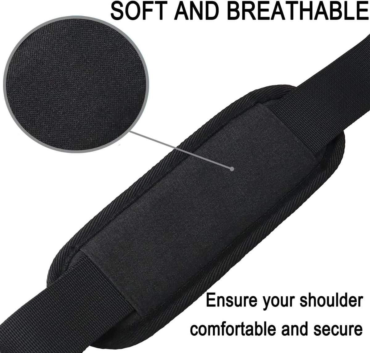 Shoulder Strap 56 Inch,Universal Adjustable Shoulder Belt Shoulder Strap