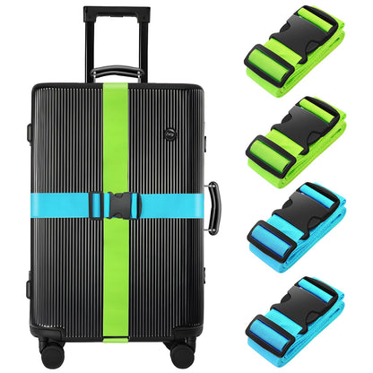 BILIONE Luggage Straps for Suitcases,79" Long Adjustable Luggage Belts