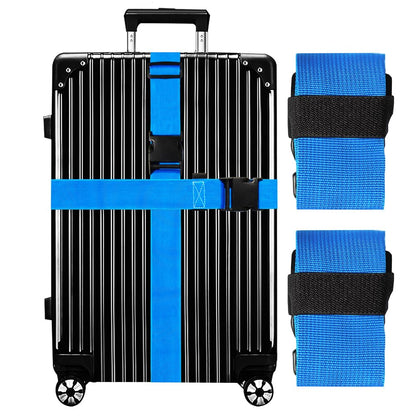 Luggage Straps for Suitcases TSA Approved-2 Pack Bright Personalized Luggage Belt Strap for Suitcase/Carry On Bag Luggage Accessories for Travel (Gradient)