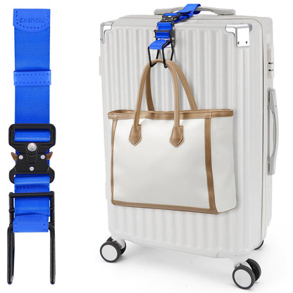 Luggage Hook Strap, Adjustable Luggage J Hook to Add a Bag Carry On