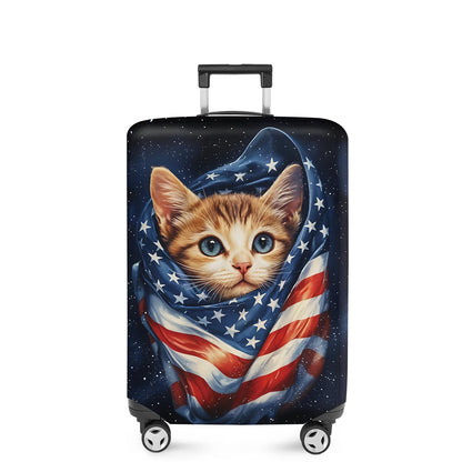 ANNA QUEEN Panda Family Luggage Cover, Cute Panda Design Suitcase Protector, Stretchable Washable Travel Sleeve for 28-30 Inch Luggage