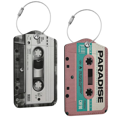 2 Pcs Funny Luggage Tag, Suitcase Tags with Privacy Flap and Metal Loop