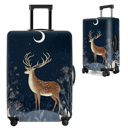Cute Panda Luggage Cover – Bamboo Climbing Panda Suitcase Protector, Stretchable & Waterproof Travel Luggage Sleeve,M