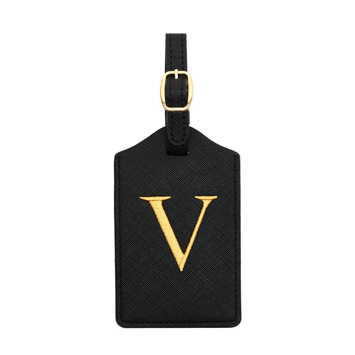 Luggage Tag PU Leather for Suitcase Baggage Handbag Travel Bag Label Suitcase Tag Label Tag w. Name Card & Privacy Cover (B)