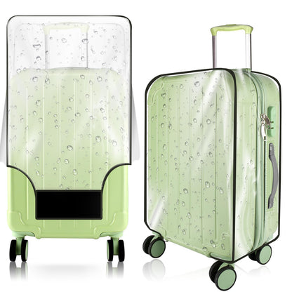 3 Pieces Thicken Clear Luggage Cover Protector, 20" 24" 28" PVC Luggage Covers for Suitcase Waterproof Dustproof Anti-scratch Travel Suitcase Covers Case for Wheeled Luggage