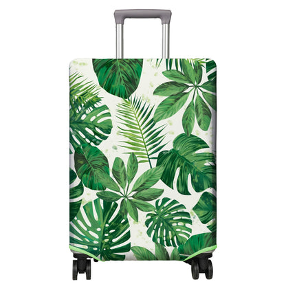 Travel Luggage Cover Suitcase Protector Fits 18-32 Inch Wheel Covers PatternedTravel Related Items Flower Luggage Protector Elastic M