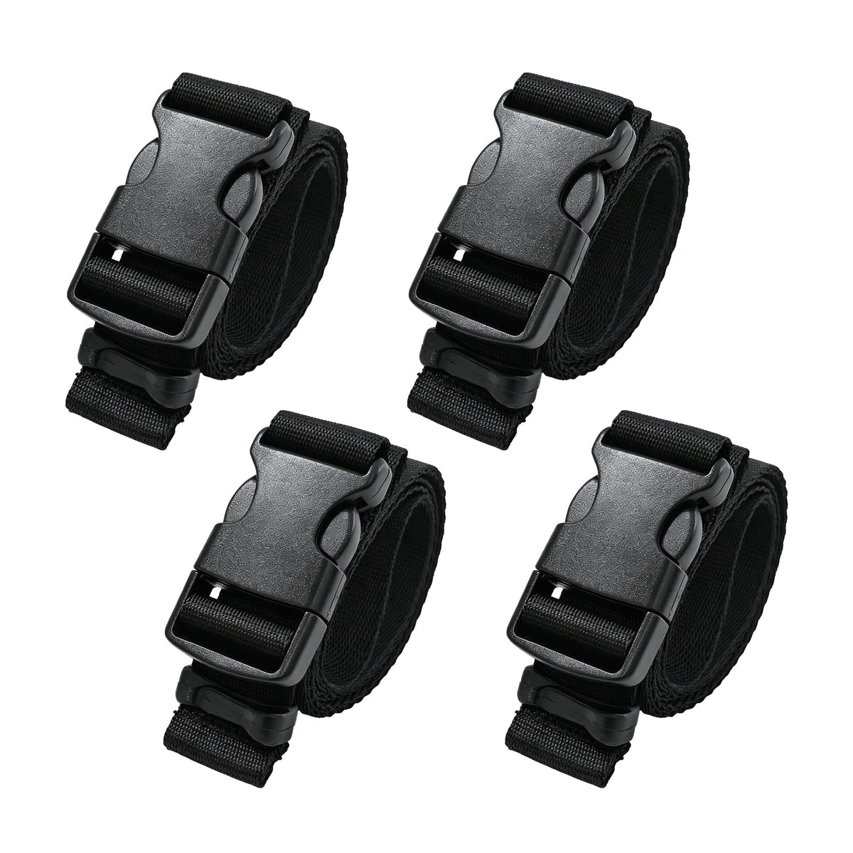 1”x 48”Utility Straps with Buckle Quick Release Buckle Straps with Clip