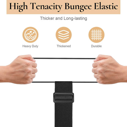 Luggage Connector Straps for Suitcases, Adjustable Add-a-Bag Belt 2 Pack