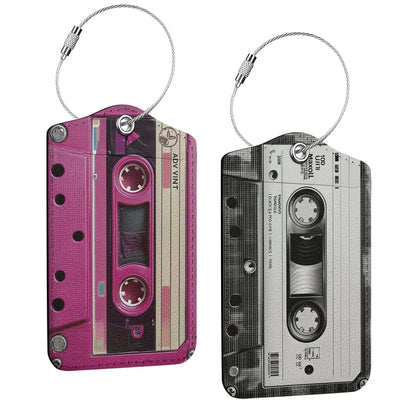 2 Pcs Funny Luggage Tag, Suitcase Tags with Privacy Flap and Metal Loop