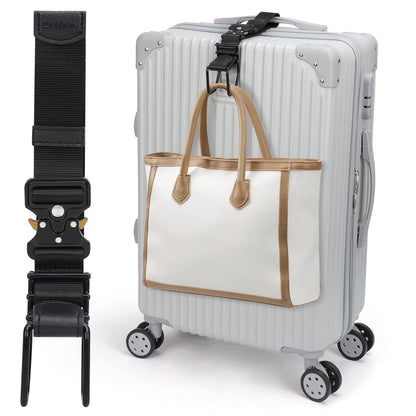 Luggage Hook Strap, Adjustable Luggage J Hook to Add a Bag Carry On