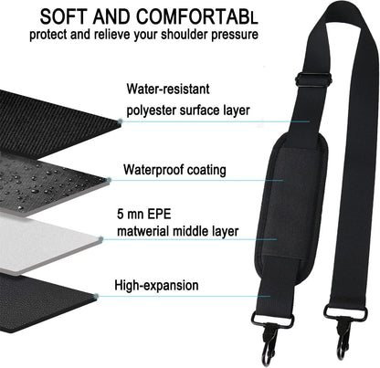 Shoulder Strap 56 Inch,Universal Adjustable Shoulder Belt Shoulder Strap
