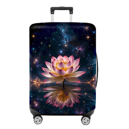 Colorful Geometric Luggage Cover, Abstract Suitcase Protector