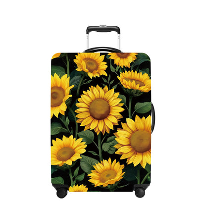 Tree Luggage Cover Washable Suitcase Cover Protector Fit 24-26 Inch Luggage Durable Travel Bag Cover with Zipper Closure M
