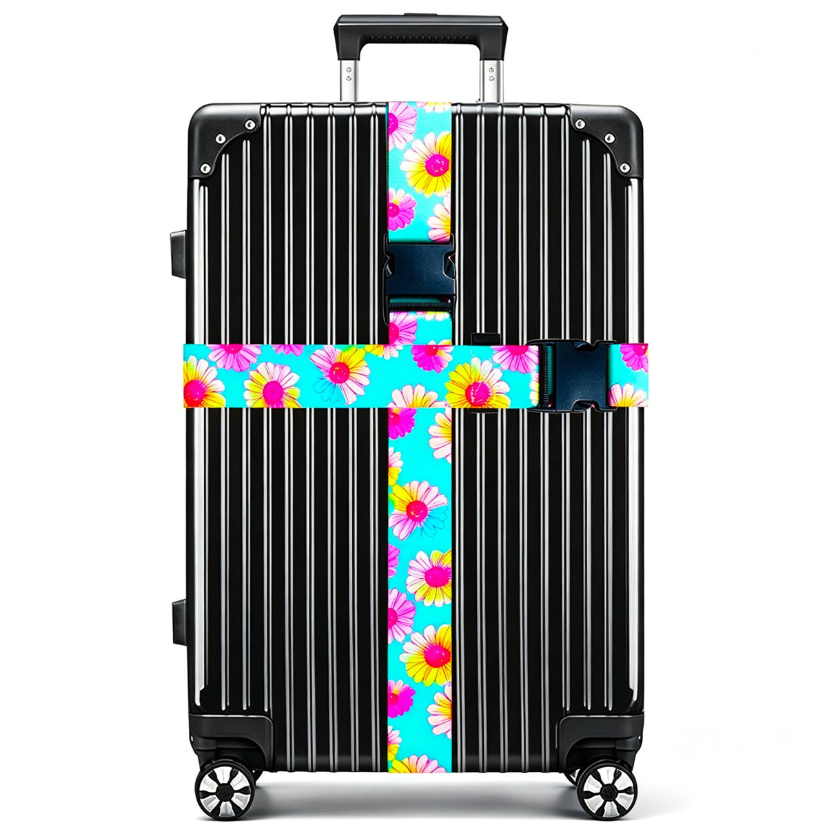 Luggage Straps for Suitcases TSA Approved Easy Pack Organized Suitcase Strap, Luggage Strap, Luggage Belt Strap, Bag Straps for Luggage. Buckle Straps Travel Accessories (Gradient Dot)