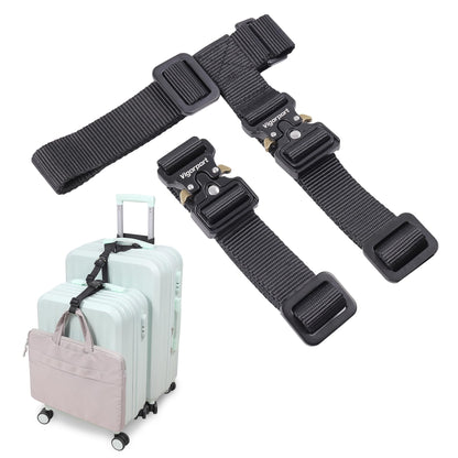 Vigorport Luggage Connector Straps for Suitcase, Add A Bag Suitcase Belt