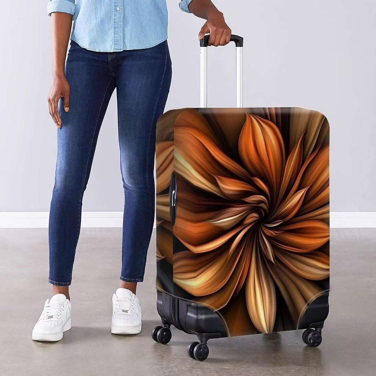 Bigcardesigns Luggage Covers Travel Suitcase Apply to 30/32 Inch Butterfly