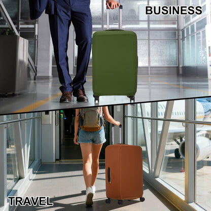 uxcell Travel Luggage Cover, Washable Suitcase Covers for Luggage Anti-scratch Suitcase Protector Elastic Baggage Protective, Fits 18-21 Inch Suit Case, Dark Brown