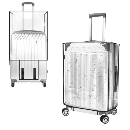 Cosmos 1 Pc Luggage Cover Clear PVC Suitcase Protector Travel Luggage Transparent Protective Cover Waterproof and Dustproof Luggage Suitcase Protector for Women and Men (28 Inch)
