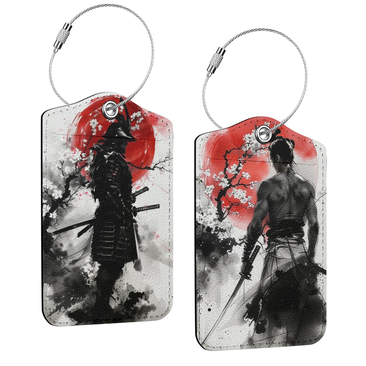 2 Pcs Funny Luggage Tag, Suitcase Tags with Privacy Flap and Metal Loop
