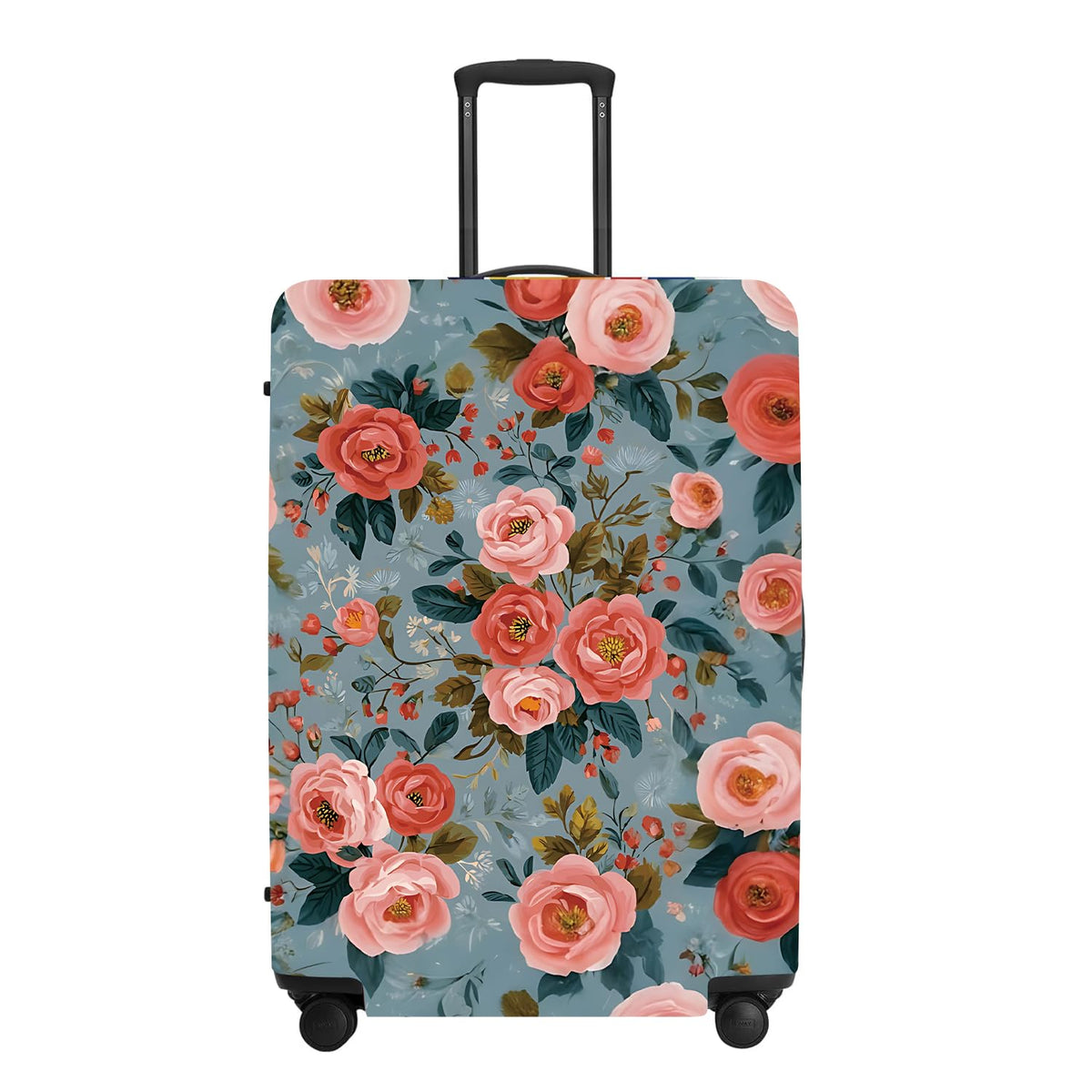 Cute Penguin "Mine" Luggage Cover Set, Cartoon Animal Print Waterproof Suitcase Protector, Travel Accessories