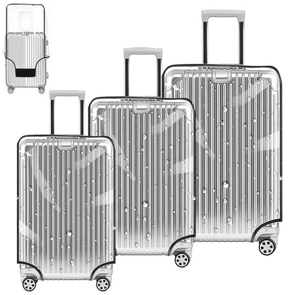 Yotako Clear PVC Suitcase Cover Protectors 30 Inch Luggage Cover Protectors for Wheeled Suitcase 30''