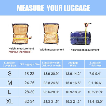 Cute Penguin "Mine" Luggage Cover Set, Cartoon Animal Print Waterproof Suitcase Protector, Travel Accessories