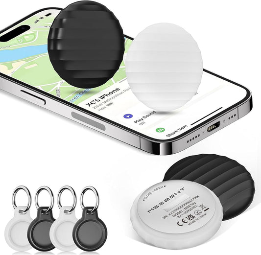 Air Tags-4 Pack, Apple Find My Item Finders for Keys (iOS Only)