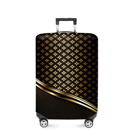 ANNA QUEEN Panda Family Luggage Cover, Cute Panda Design Suitcase Protector, Stretchable Washable Travel Sleeve for 28-30 Inch Luggage