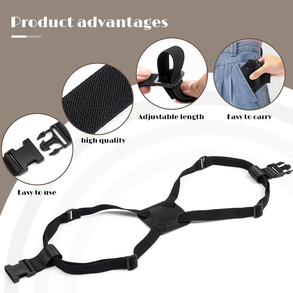 2 Pack Luggage Straps for Suitcases, Adjustable Elastic Travel Belt with Buckles, Secure Carry-On Bags Connect Two Luggage, Suitcase Bungee Straps Suitcase Accessories for Travel & Moving