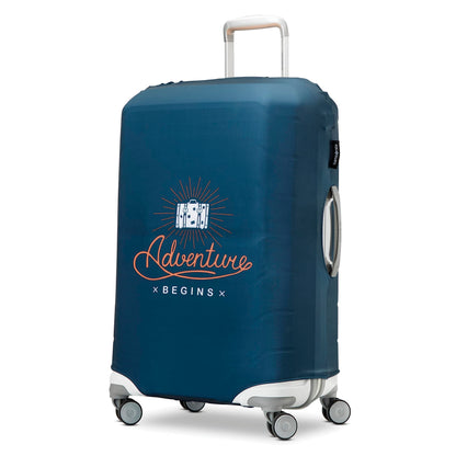 Samsonite Printed Luggage Cover, Black, Large