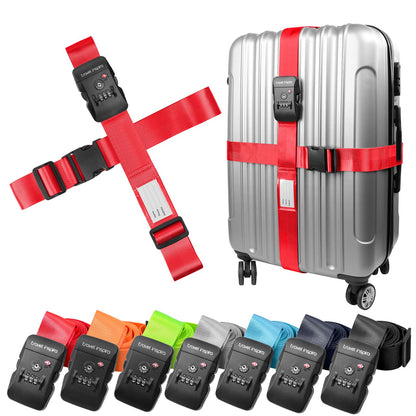 Travel Inspira Luggage Straps for Suitcases with TSA Lock