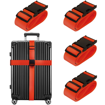 Chelmon Luggage Straps for Suitcases TSA Approved Travel Essentials 4 Pack
