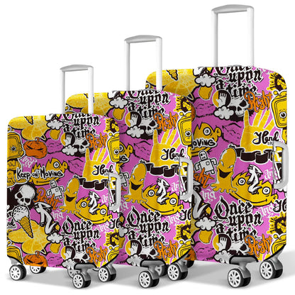 3 Pack Suitcase Cover for Luggage Clear PVC Waterproof Anti Scratch